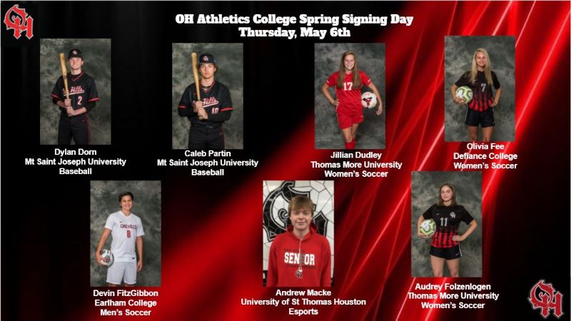 Senior Athletic Signing Day, May 6th Athletes (1 of 3)